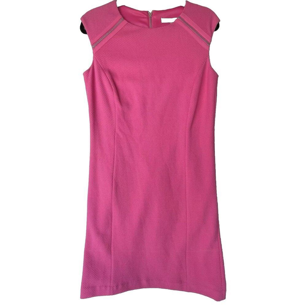 Peter Nygard‎ Women's Dress Size 6 Stretch Pink Barbiecore Preppy Feminine Fairy